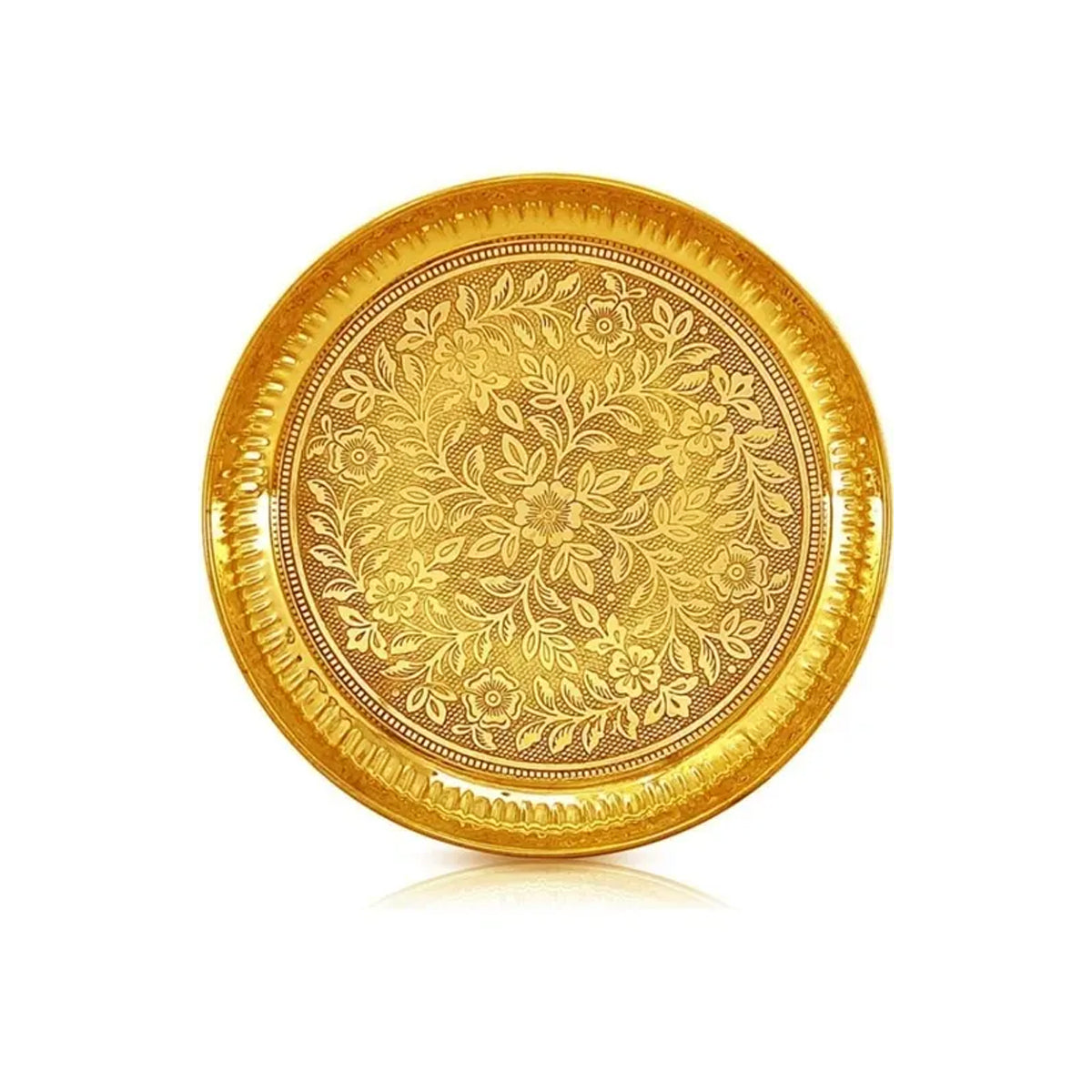 Puja thali with 2 prasad bowl