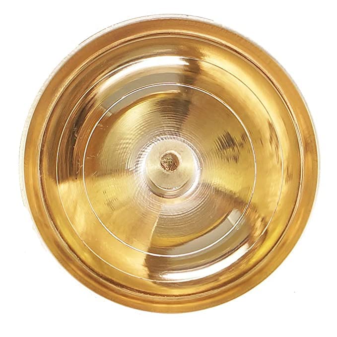Pure Brass Paro Pyali Akhand Diya Jyot Oil Brass Lamp for Home Temple Puja Articles Decor Diya