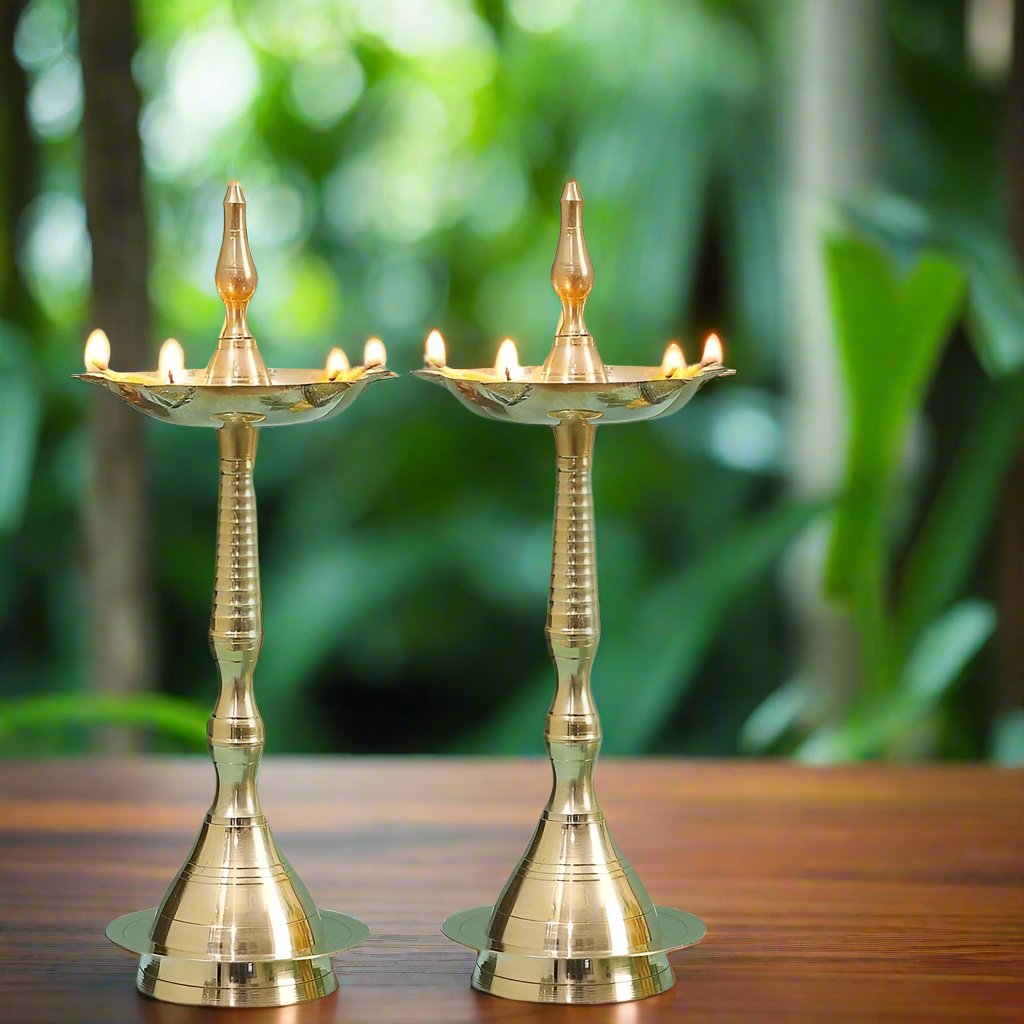 Kerala Diya- Traditional Brass Oil Lamp