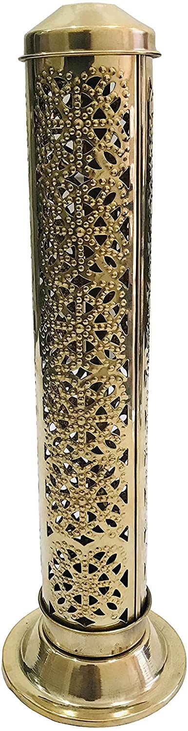Brass Incense Stick Holder Tower 10inch