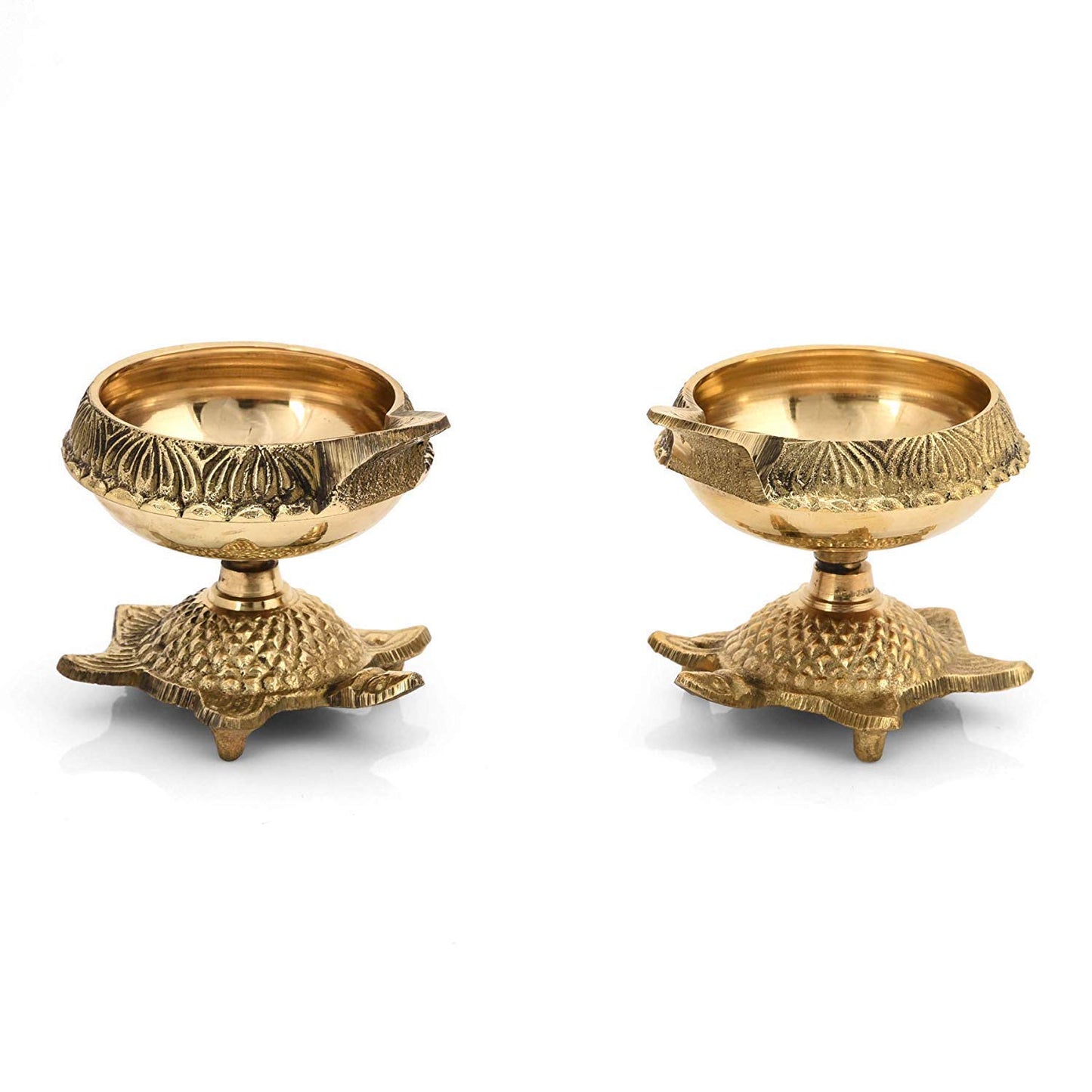 Kachuwa kuber diya- Brass Tortoise Oil Lamp for Prosperity and Wealth
