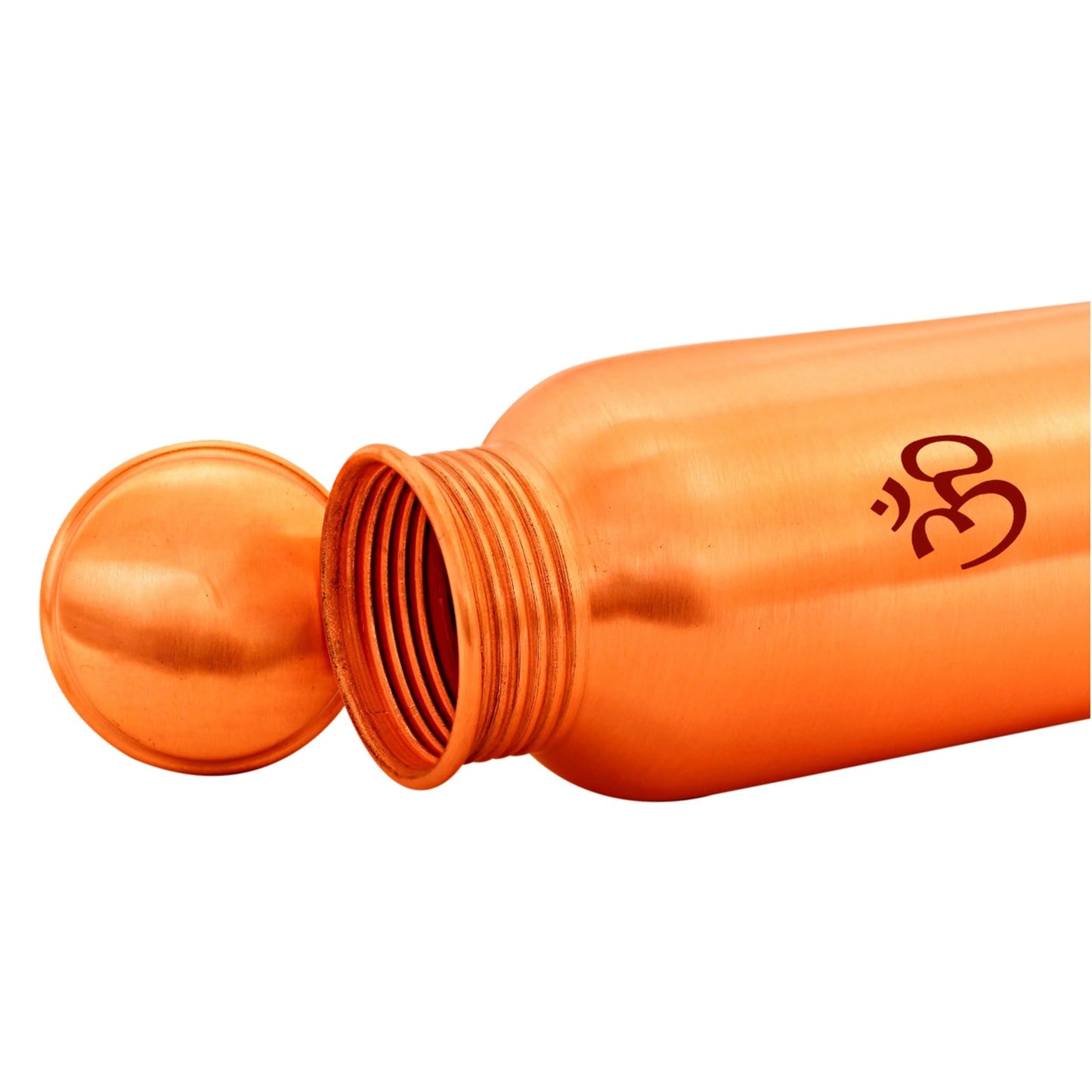 Copper Engraved Om Design Bottle