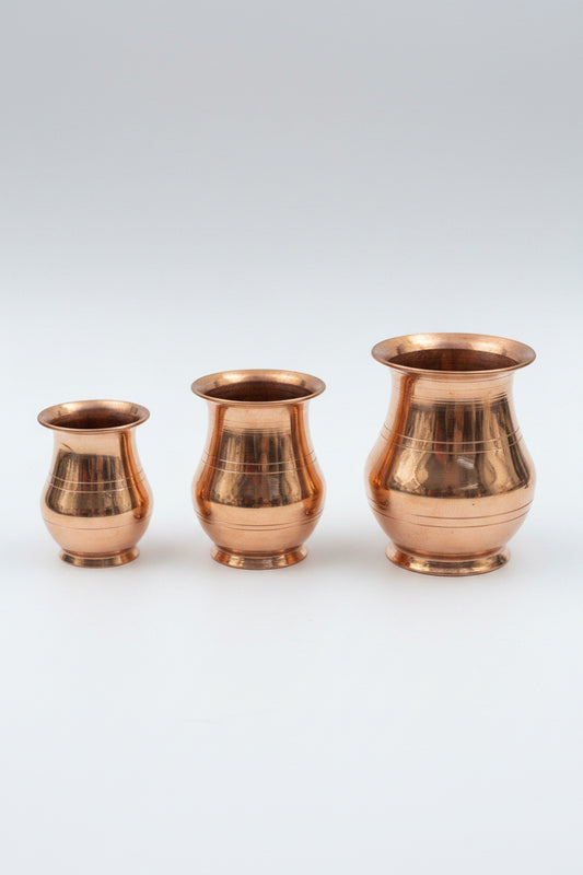 Copper Kalash Lota -Pure Copper Vessel