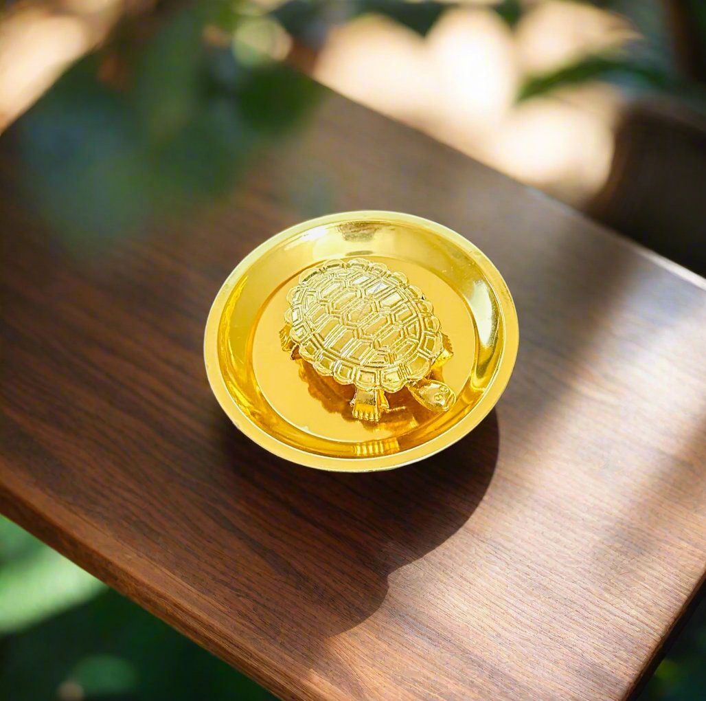 Turtle on Plate - Symbol of Prosperity and Harmony