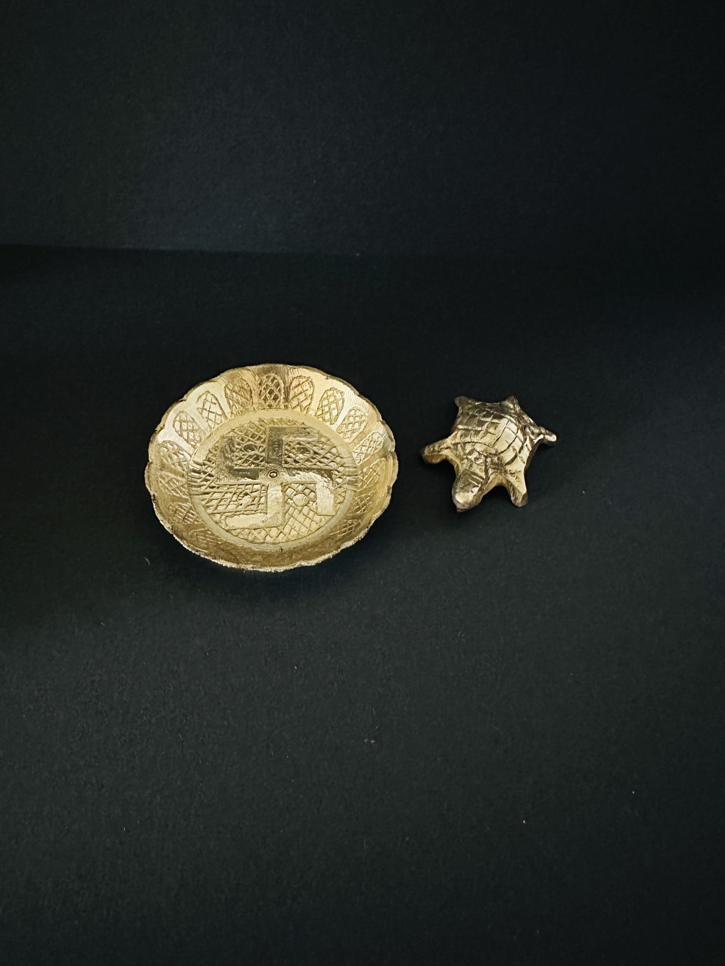 Brass Vastu Turtle on Plate - Symbol of Prosperity and Harmony