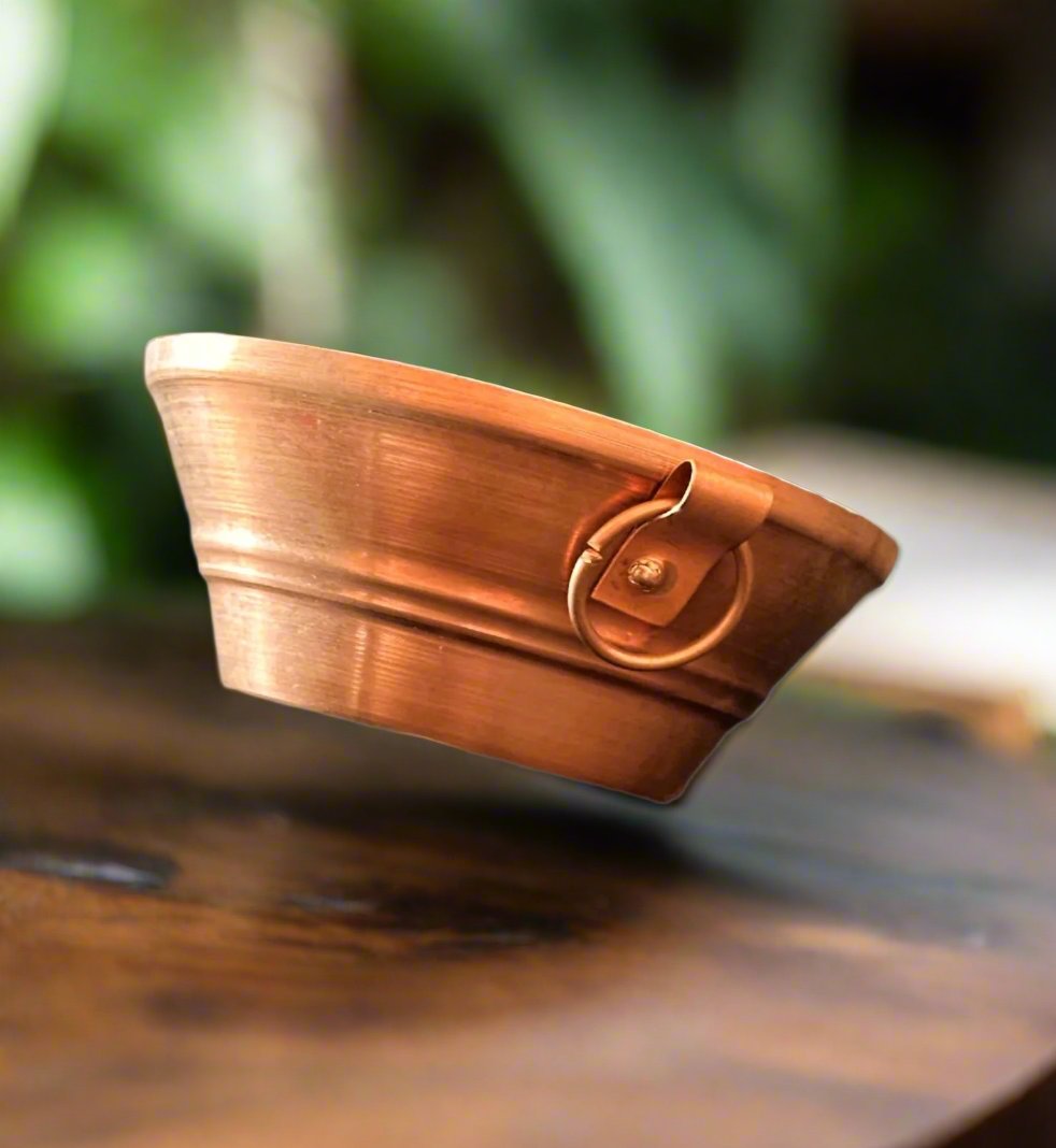 Copper Mana - Exquisite Handcrafted Vessel from Nepal