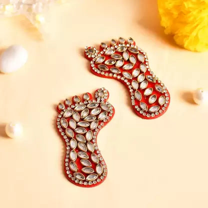 Charan Paduka Stickon - Divine Blessings and Spiritual Elegance