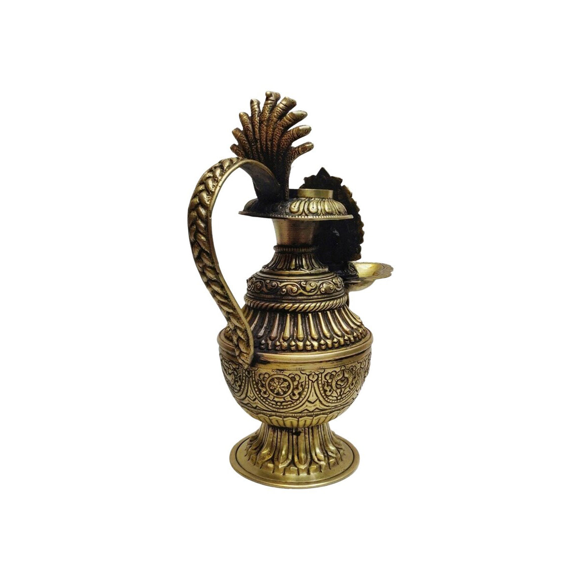 Sukunda Nepali Brass Lamp - Handcrafted Elegance for Spiritual Illumination