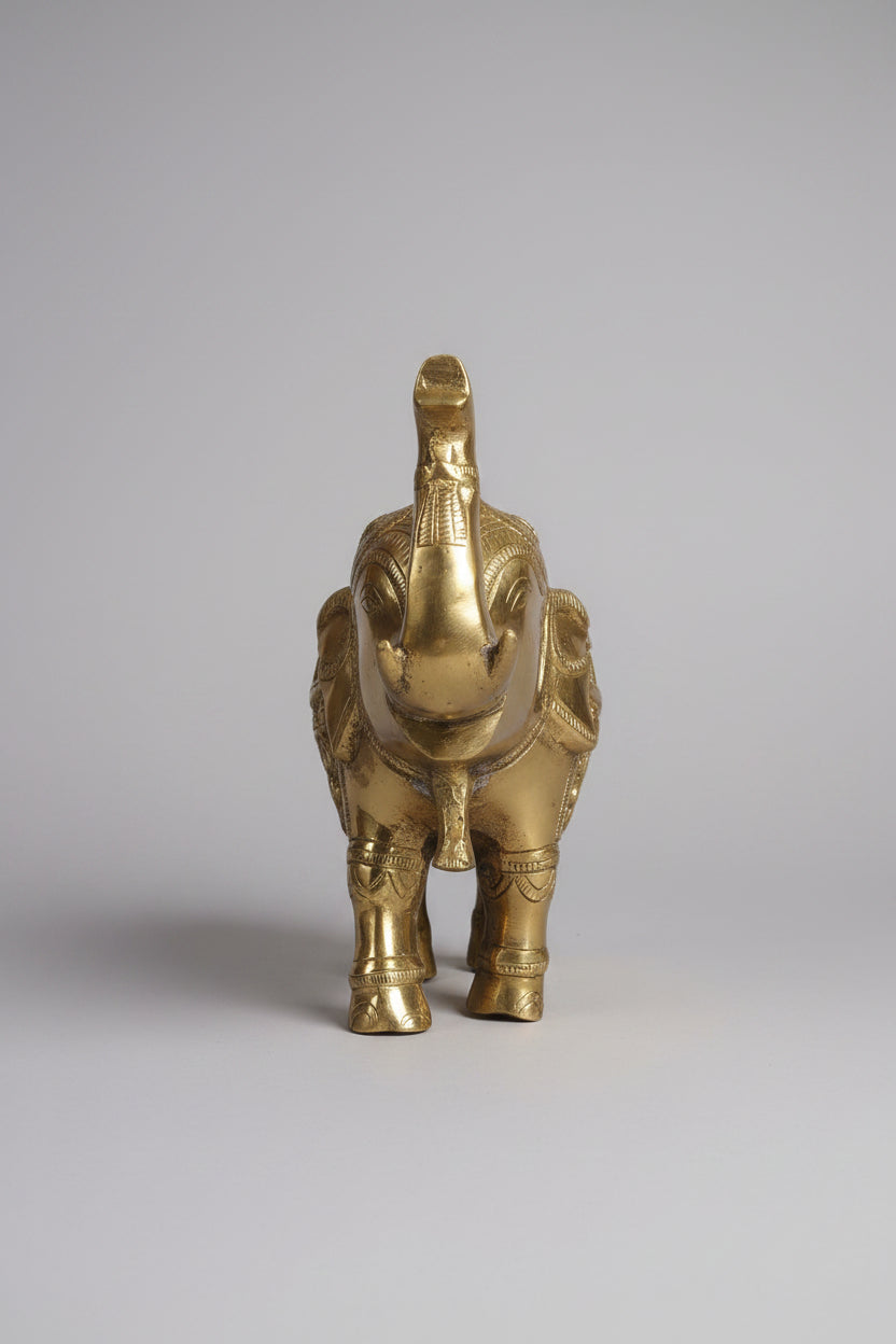 Premium Solid Brass Elephant Decor