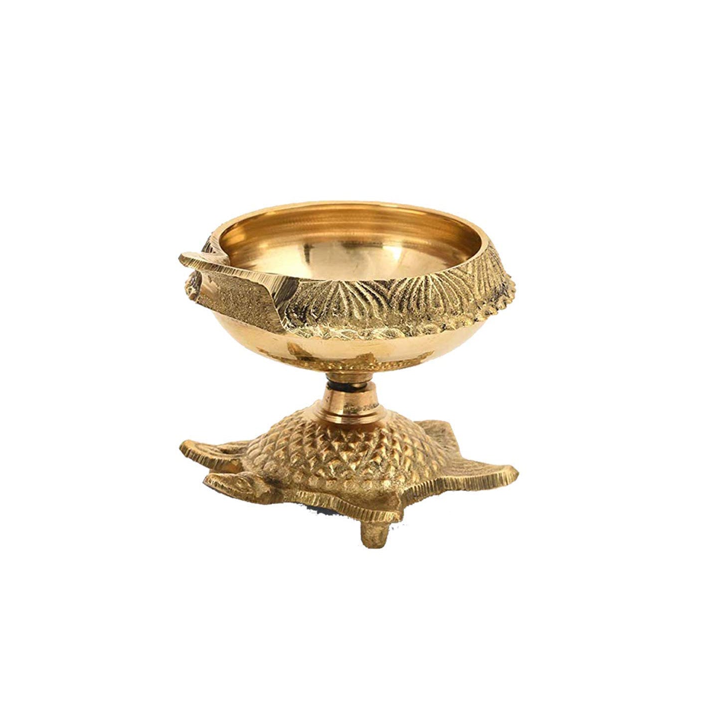 Kachuwa kuber diya- Brass Tortoise Oil Lamp for Prosperity and Wealth