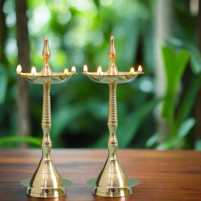 Kerala Diya- Traditional Brass Oil Lamp