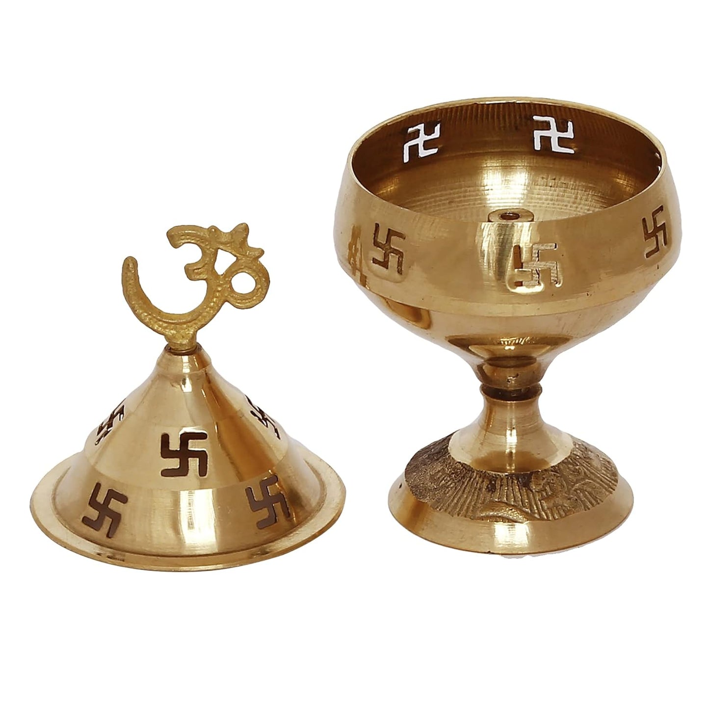 Brass Akhand Diya (Eternal Lamp) - Divine Light for Sacred Moments