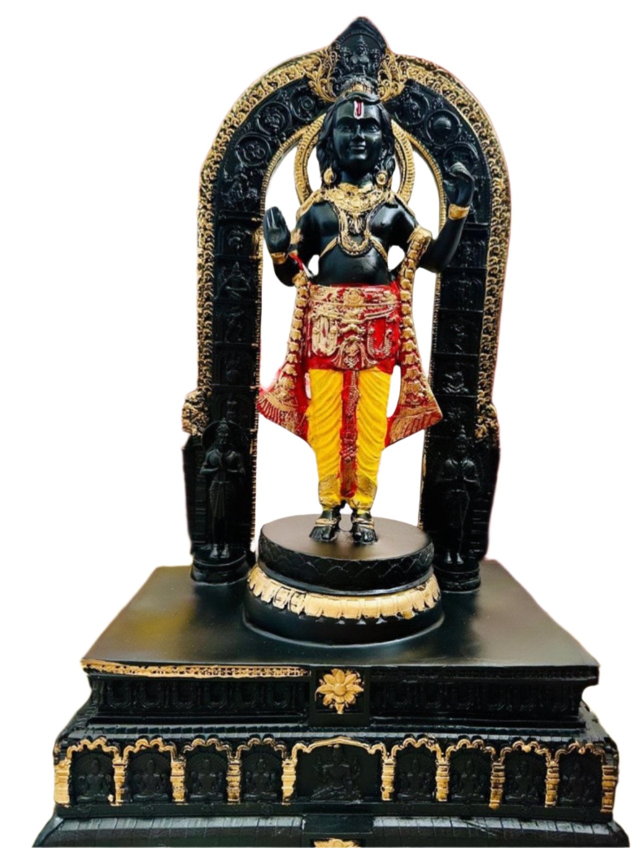 Tall Ram Lalla Idol Ayodhya Ram Lalla Murti for Home Decor and Puja Mandir- 17 inch