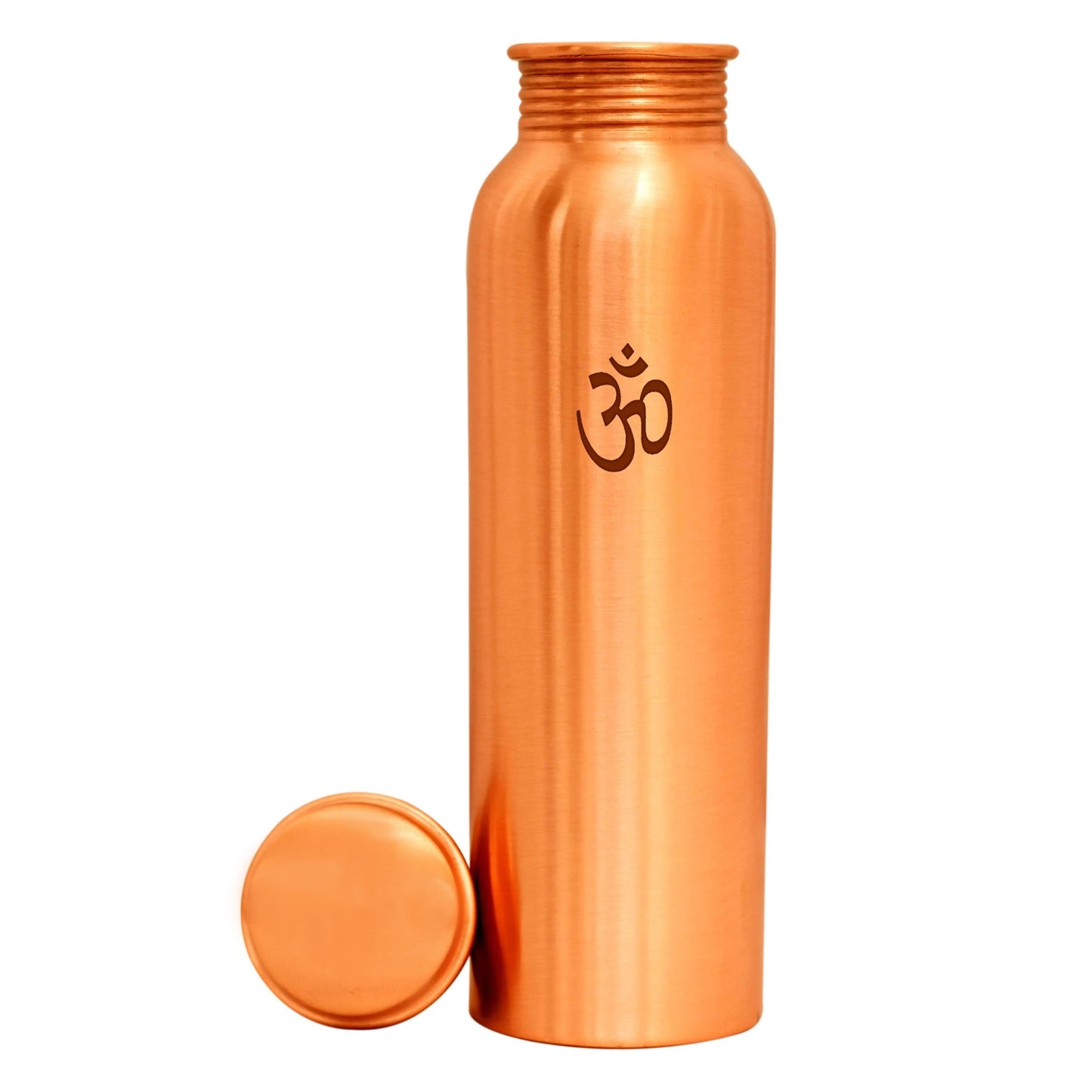 Copper Engraved Om Design Bottle