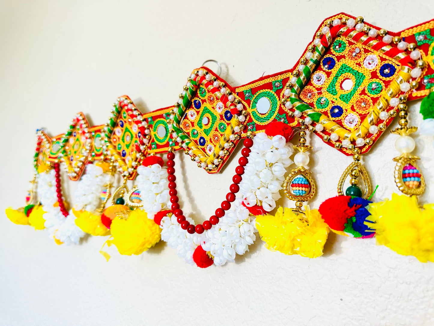 Chokhat Handcrafted Toran - Traditional Indian Doorway Decor