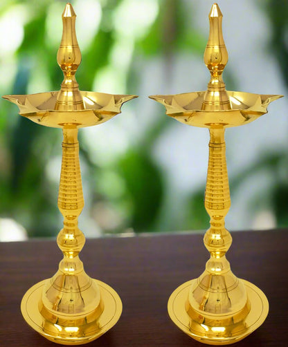 Kerala Diya- Traditional Brass Oil Lamp