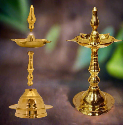 Kerala Diya- Traditional Brass Oil Lamp