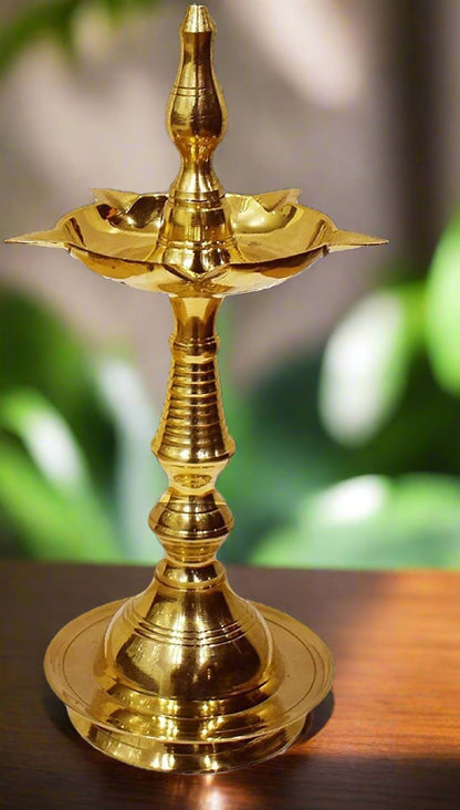 Kerala Diya- Traditional Brass Oil Lamp