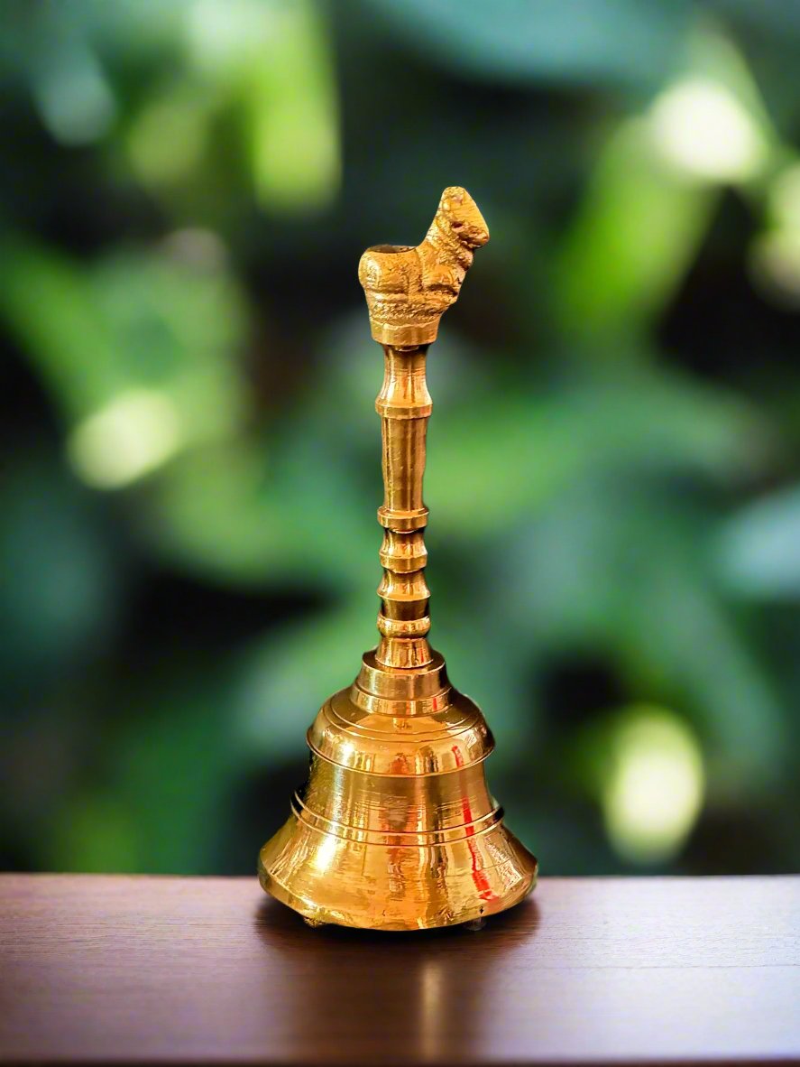 Brass Nandi Ghanti- Traditional Brass Bell