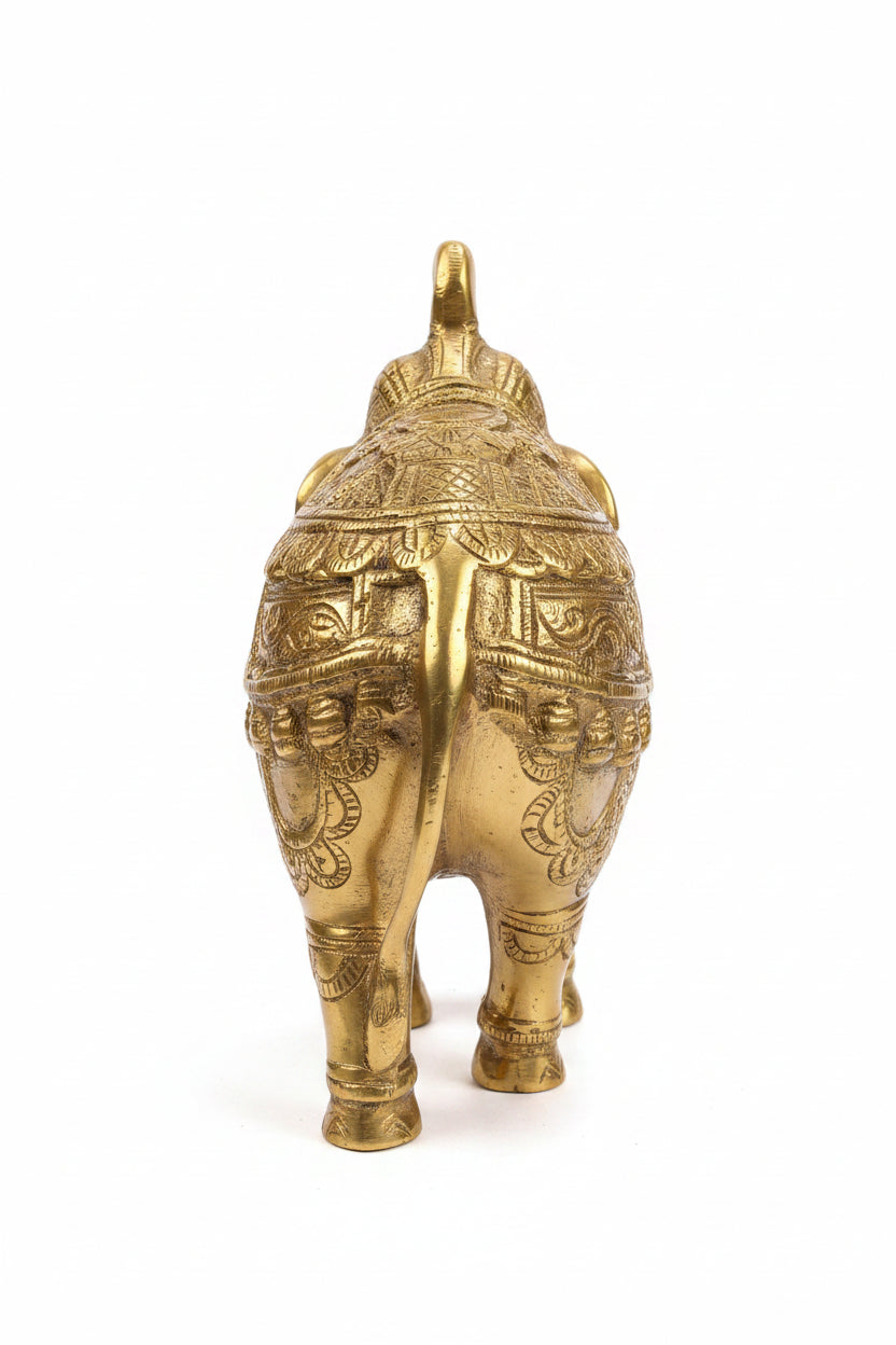 Premium Solid Brass Elephant Decor