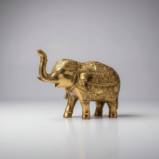 Premium Solid Brass Elephant Decor
