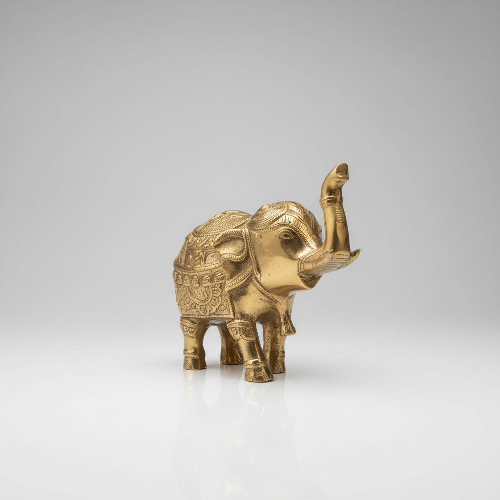 Premium Solid Brass Elephant Decor
