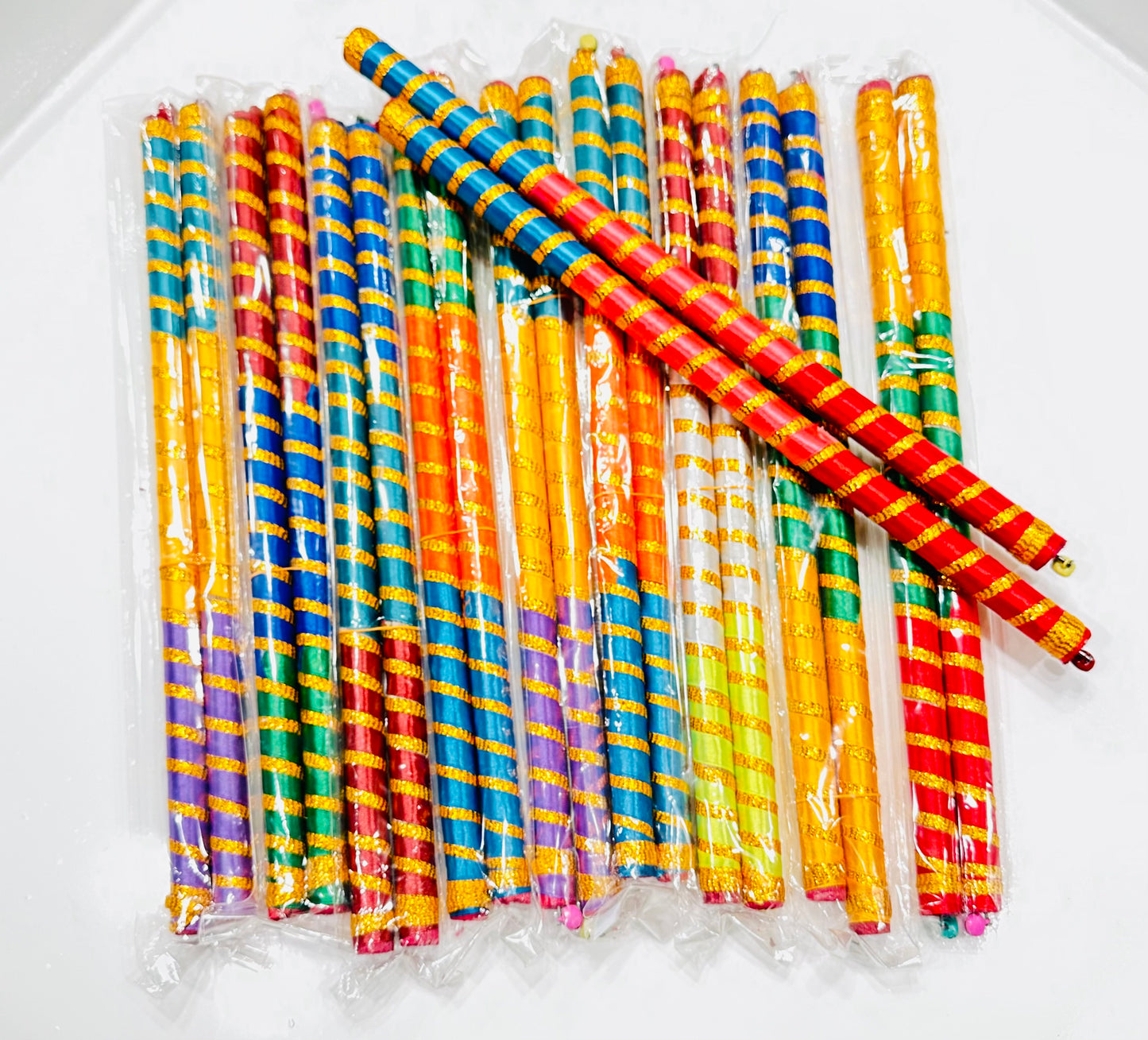 Dandia Sticks Multicolor Dandiya Sticks for celebration and festival